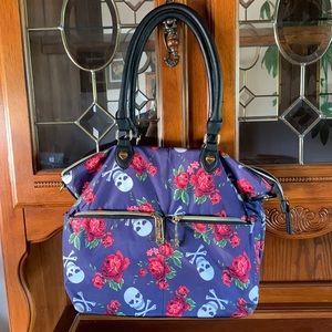 Betsey Johnson Skull and Roses bag